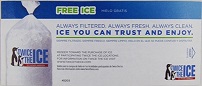 Free Ice Only Coupon